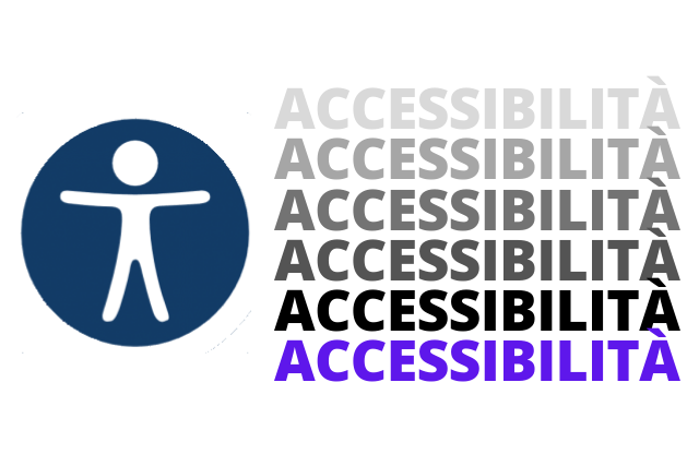 il logo sulla accessibilità