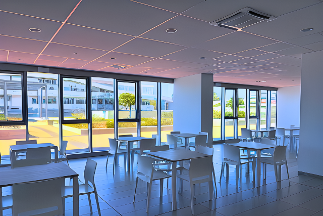 Sala nel Campus Emilio Lussu